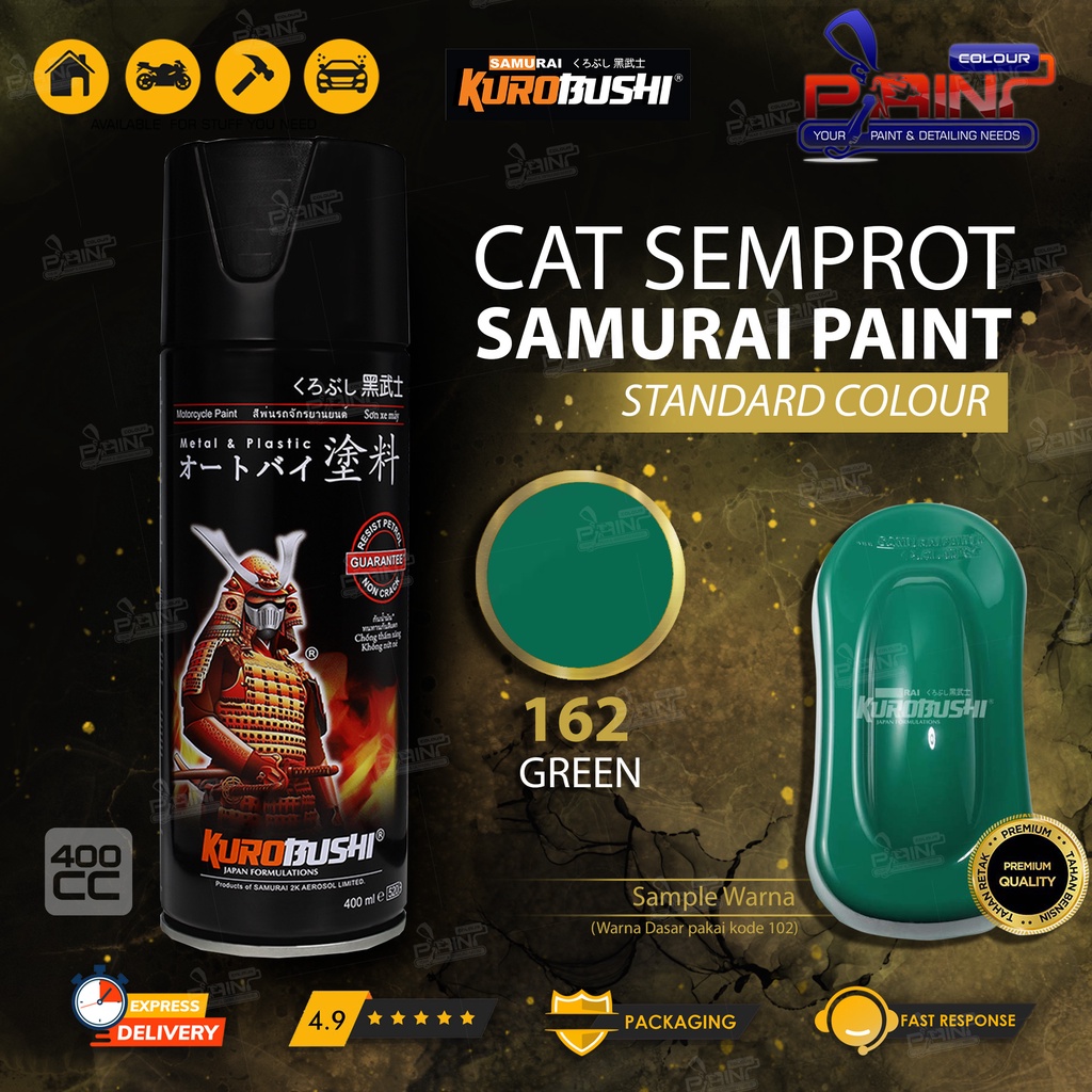 Samurai Paint 162 Green Cat Semprot