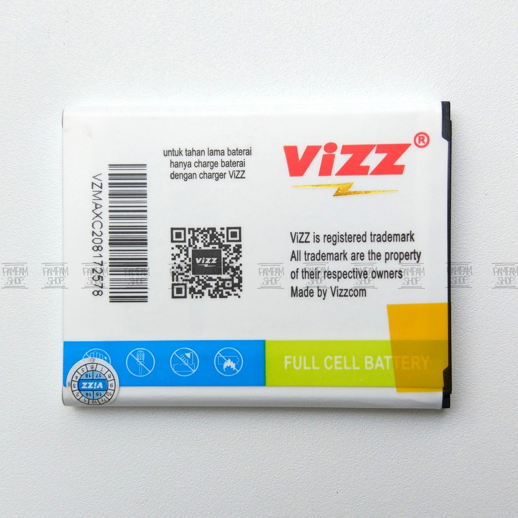 Baterai Vizz Double Power Original Andromax C3Si ES LI37150A Batre Batrai Battery Ori NC36B1G C46B2G