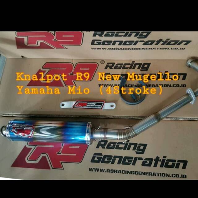 PROMO MURAH KNALPOT R9 MIO R9 NEW MUGELO ORI 1000%   *
