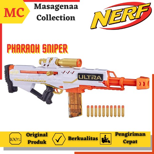 Tembak Tembakan Pistol Pistolan Mainan Maenan Anak Laki Laki Nerf Gun Sniper Elite Ultra Pharaoh Ori