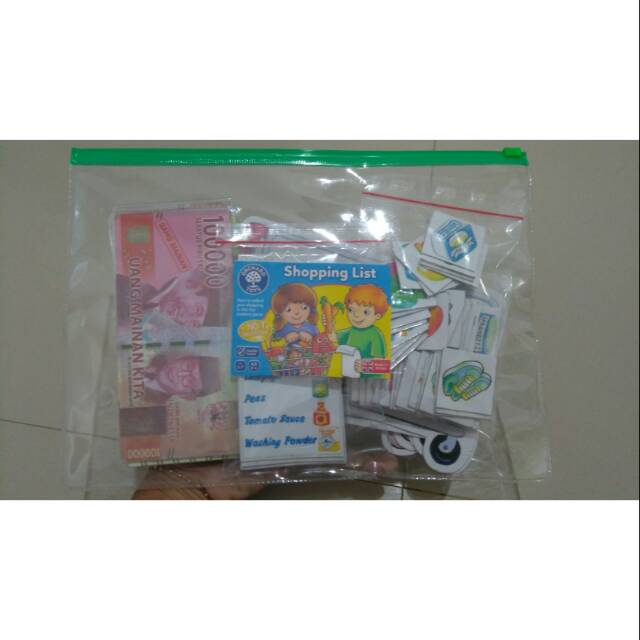 Diy shopping list game orchard