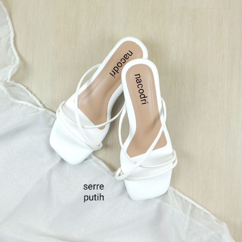 NACODRI  Serre sandal tali wanita heels 3cm