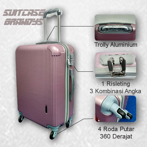 KOPER FIBER MURAH RODA 4 UKURAN 24 INCH RODA 4 KOPER/ KOPER/ KOPER MURAH/ KOPER FIBER/ KOPER TRAVEL