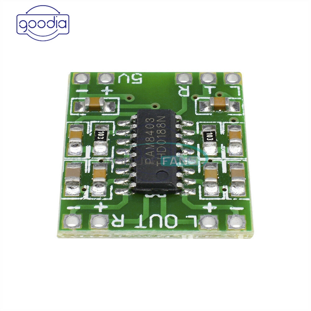 ✈【Fast/COD】✈ 1PC Digital Amplifier Board Class D 2*3W USB Power Mini PAM8403 Audio Module