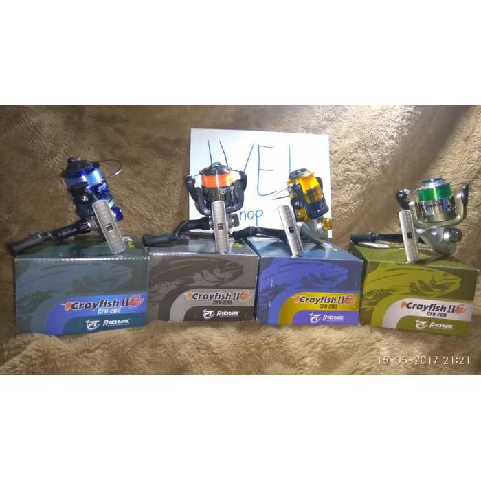Reel Pioneer Crayfish CF II 200 Kualitas Orignal & Terbaik