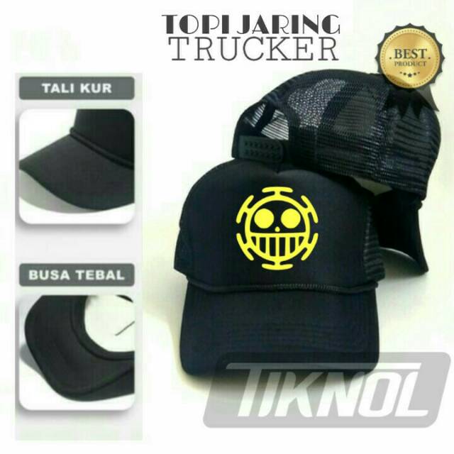 TOPI JARING TRUCKER ONE PIECE LAW 3