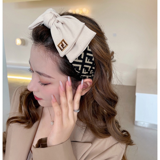 Bando Bandana Korea Wanita / Bando Premium Pita Besar Lebar Floppy