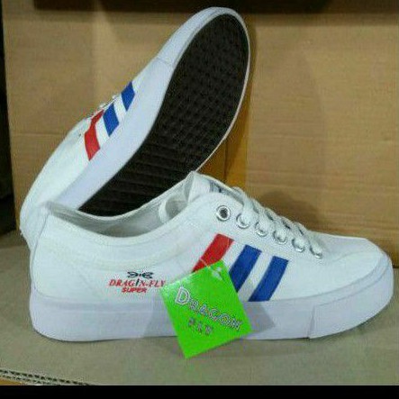 Sepatu Original Dragon Fly Falcon Super Voli Badminton Putih