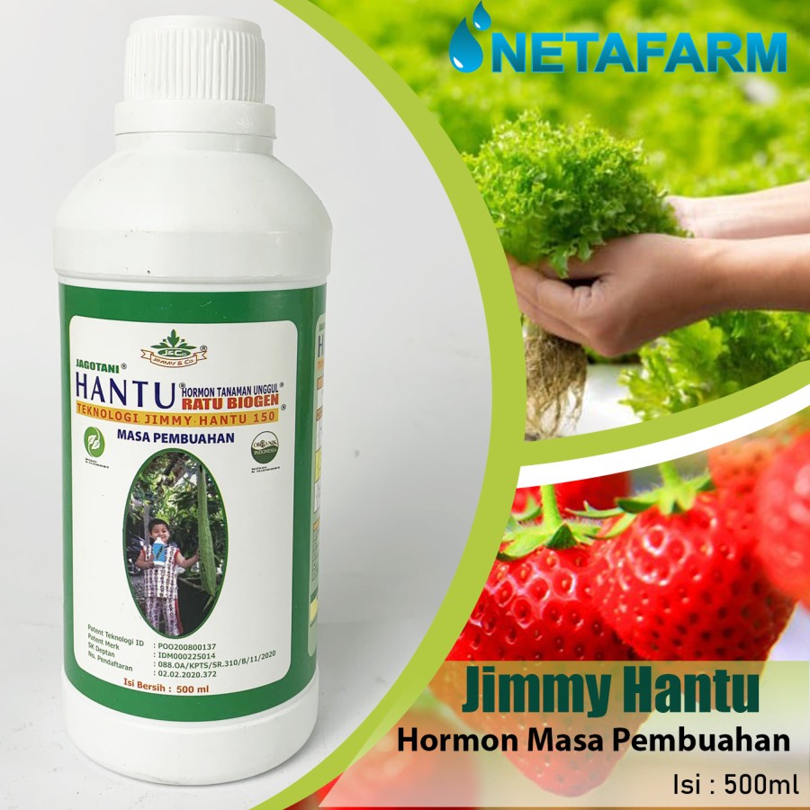 Pupuk Organik Cair - Jimmy Hantu Jagotani Hormon Pembuahan 500 ml