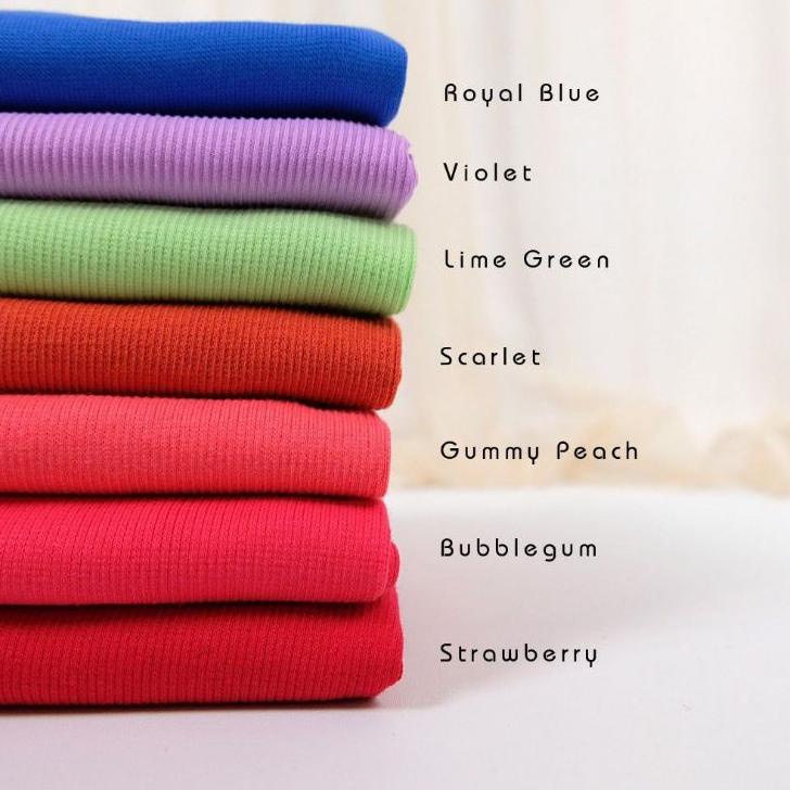 Langsung Beliii.. Leging Rib Anak 1 - 5 T Legging Rib Warna Pastel & Bold