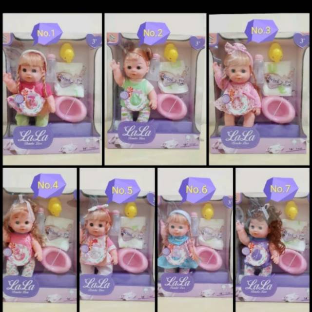 Mainan boneka lala ngompol