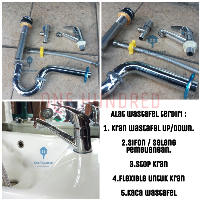 T.Lillie - Wastafel Cuci Tangan Toto Full Set Kran