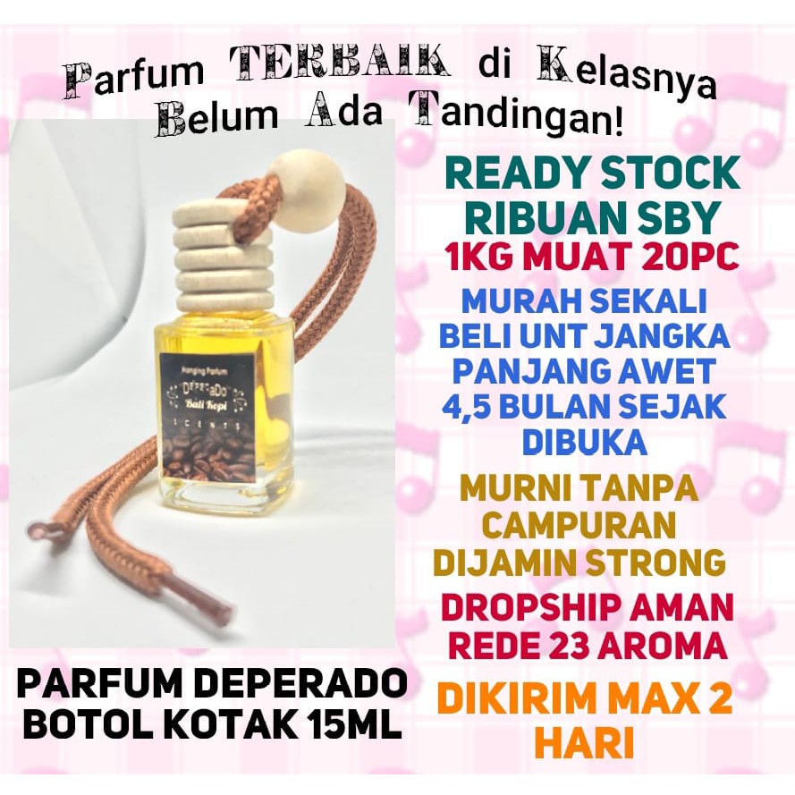 (JILID 2) DEPERADO SCENTS PARFUM NON ALKOHOL BOTOL KOTAK 8 ML