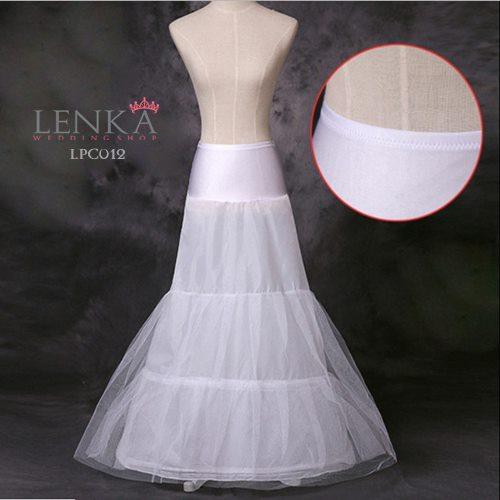 LENKA Pengembang Gaun Petticoat Dalaman Rok Pengantin Pesta LPC012