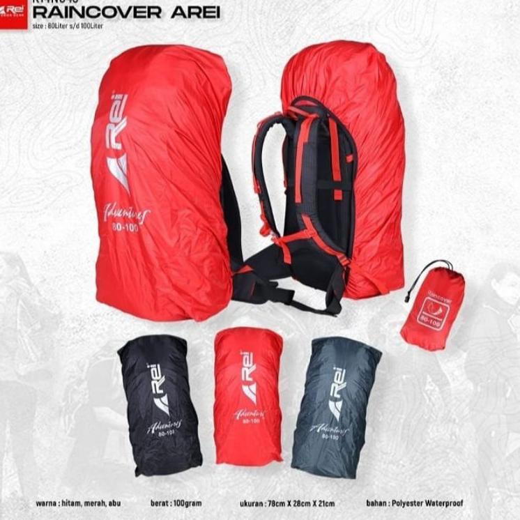 Pasti Murah DVB79 Rain Cover Rei 60-70L / Rain Cover Rei 80-100L Original 81 Diskon