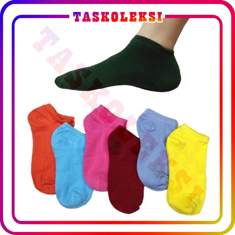 ☛TK☚ R568 KAOS KAKI MATA KAKI WARNA/Kaos kaki polos pendek