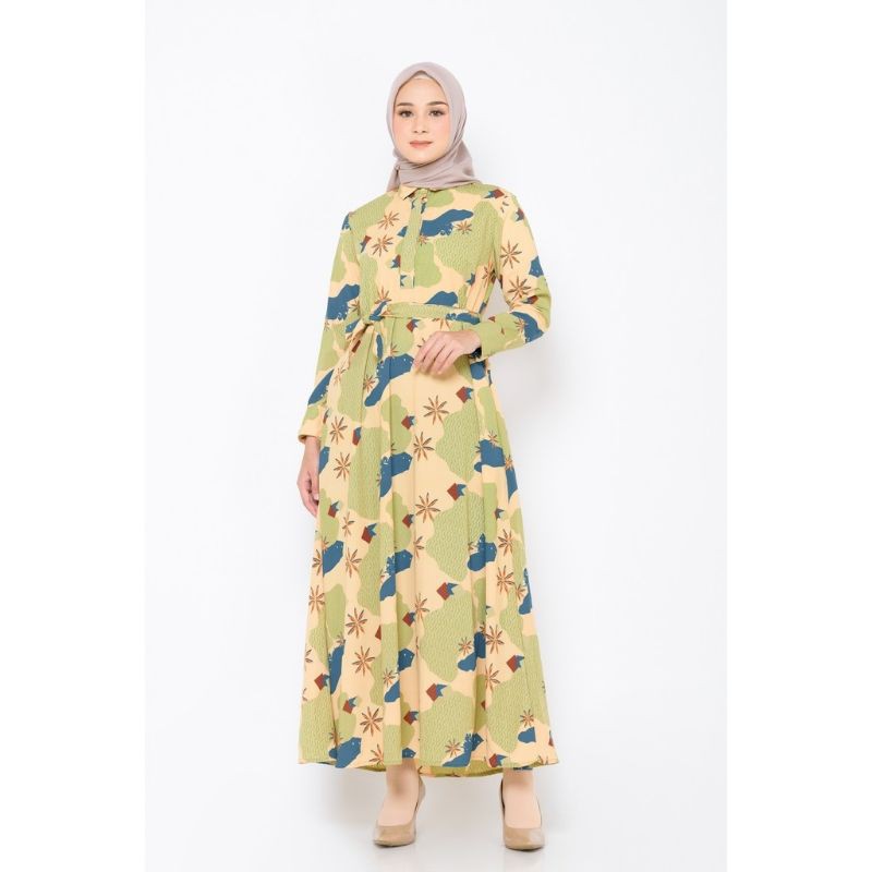 ZM - Flavia Cream Dress - Jelita Indonesia - Edisi Pasar Terapung