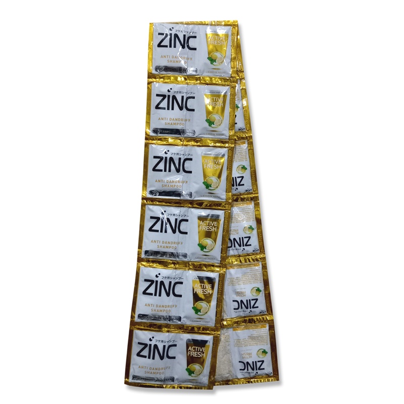 Zinc Shampoo Sachet - 12 Pcs