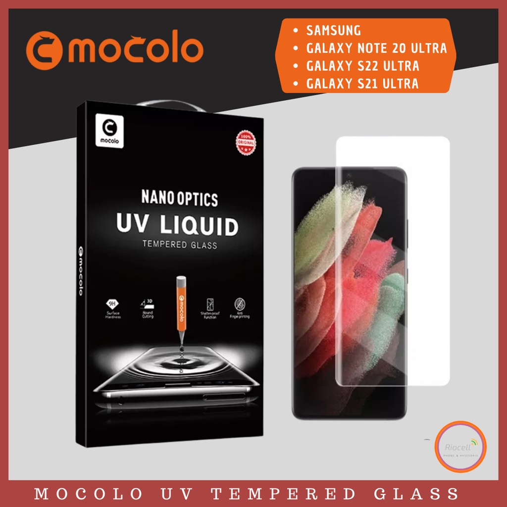 Mocolo Screen Protector UV Glass Samsung Galaxy S22 Ultra / NOTE 20 ULTRA / S21 ULTRA Clear Gloss