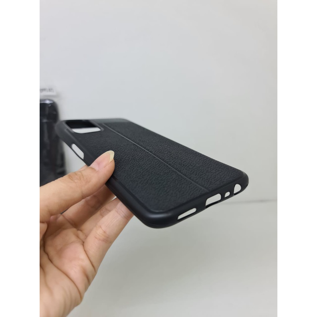 Auto Fokus Oppo A72 6.5 inchi Leather Soft Case Oppo A52 A92 AUTOFOCUS Motif Kulit Jeruk