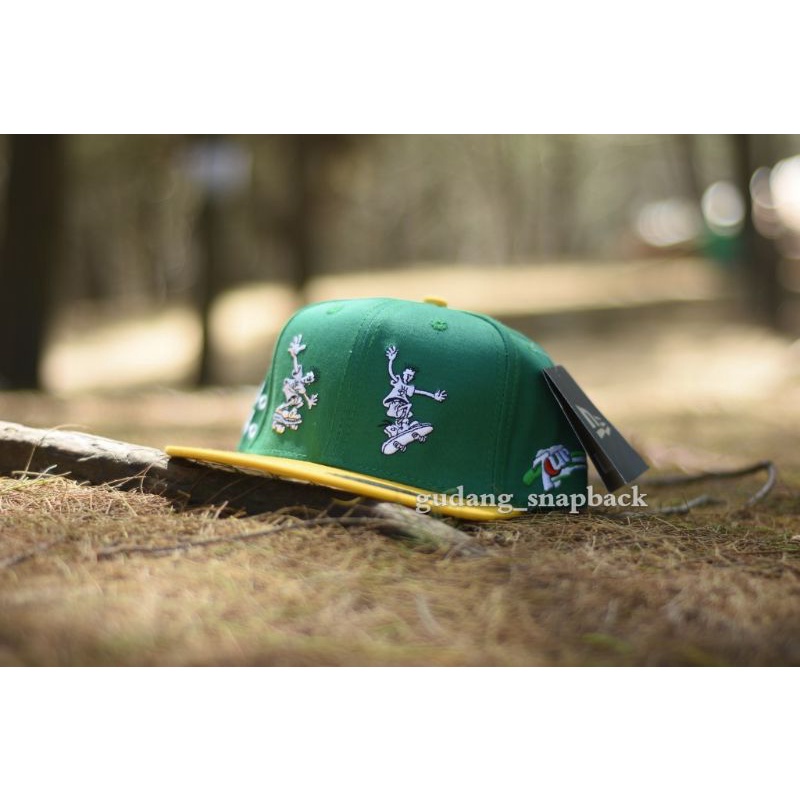 Topi Snapback Import 7up  Baseball Cap Distro Fashion Pria Wanita Hip Hop Hat