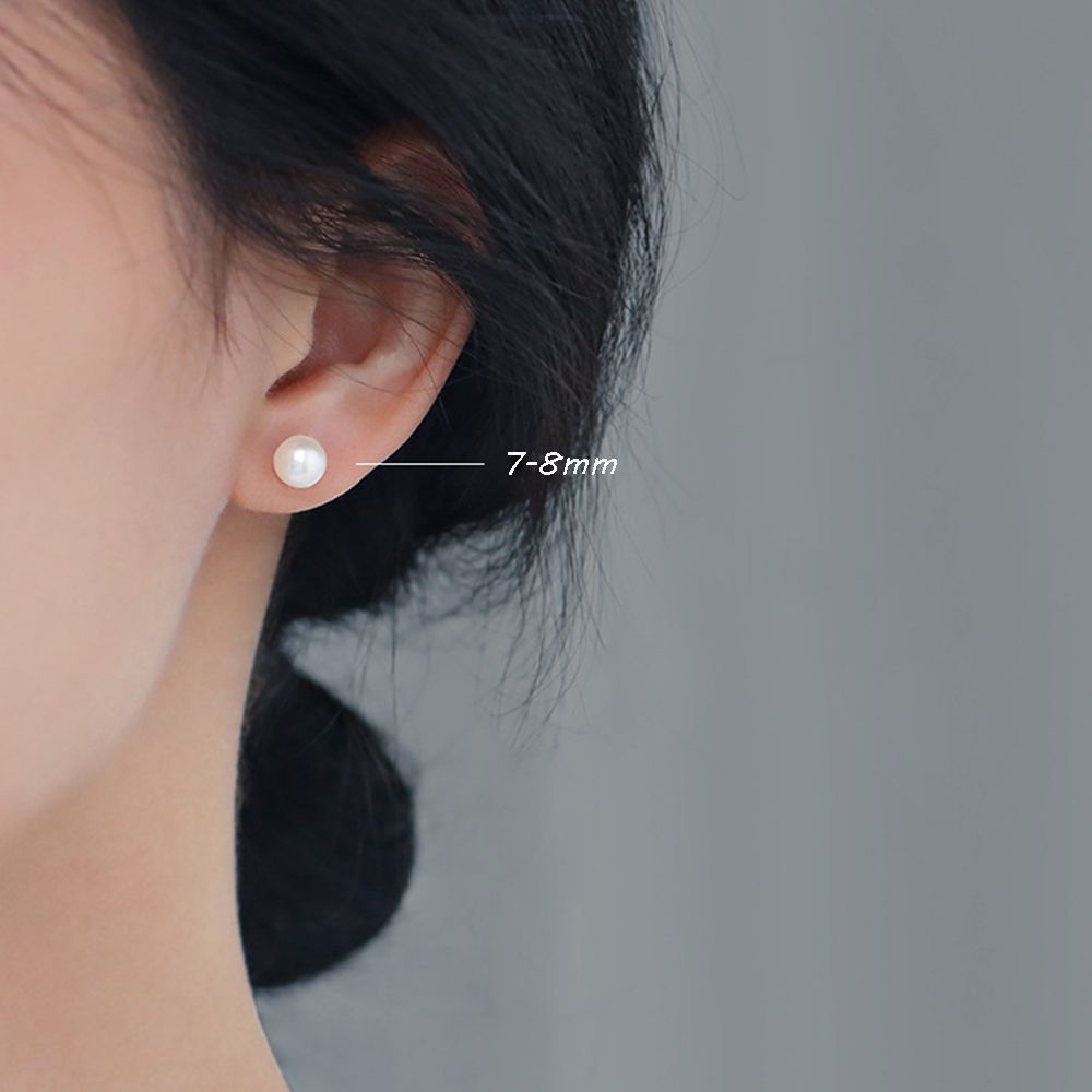 Mxbeauty Anting-Anting Dengan Mutiara Imitasi Model Korea / Retro Untuk Wanita