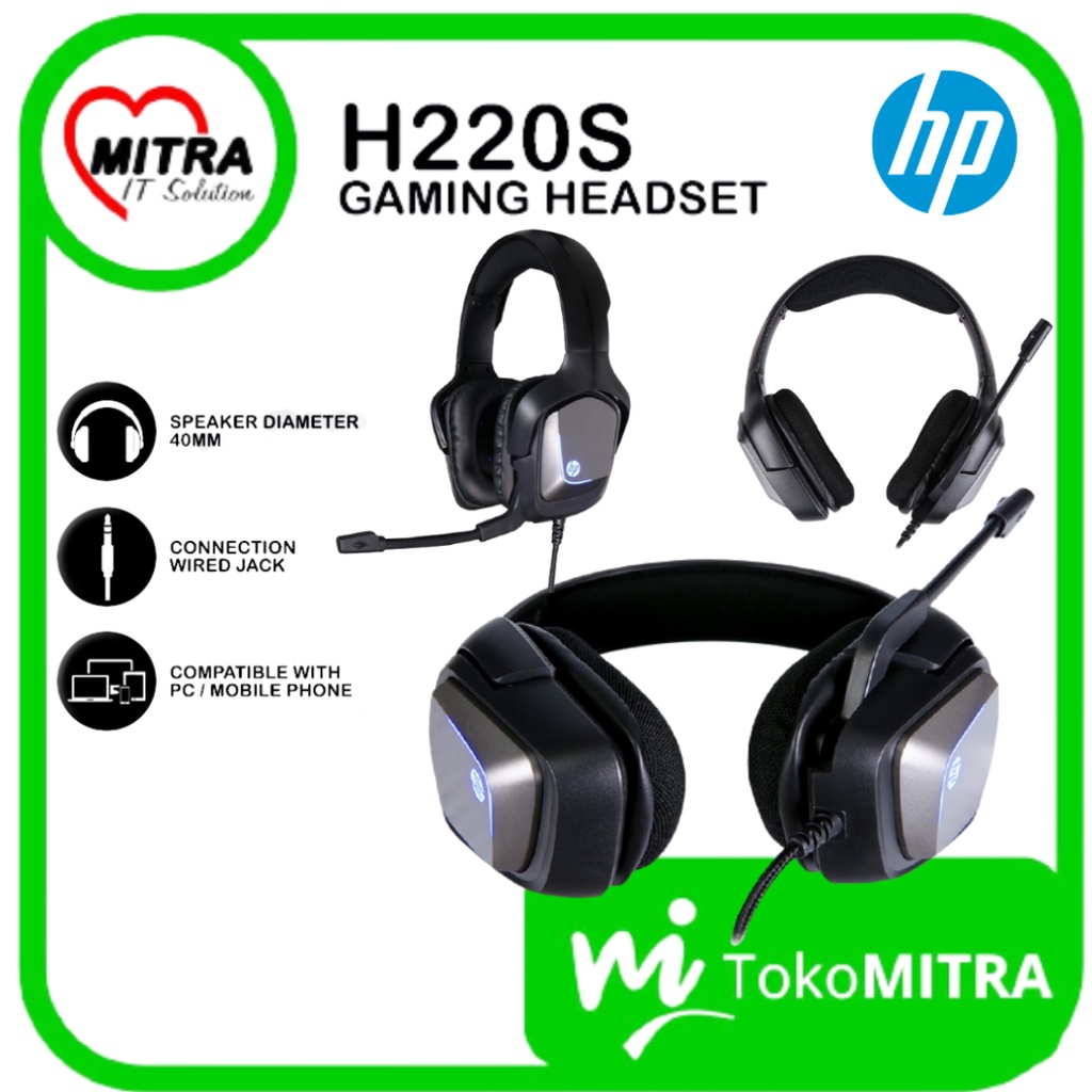HEADSET GAMING HP H220S / HEADPHONE GAMING (ORIGINAL)