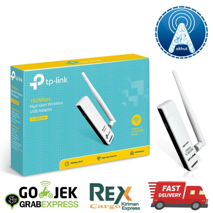 Tp-Link TL-WN 722n TL-WN722n Penangkap Wifi Wireless Usb Adapter ...