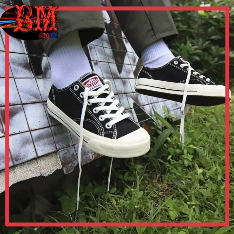 VENTELA BASIC LOW BLACK NATURAL - BLACK WHITE - SEPATU VENTELA ORIGINAL - VENTELA ORIGINAL