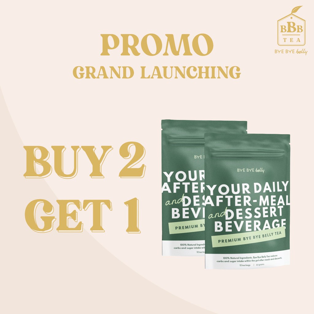 

BBB TEA PROMO LAUNCHING BUY 2 GET 1
