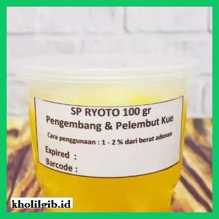 

Redwop-Gnikab- Sp/Emulsifier Kue Ryoto Ester 100Gr (Repack) -Hallall.