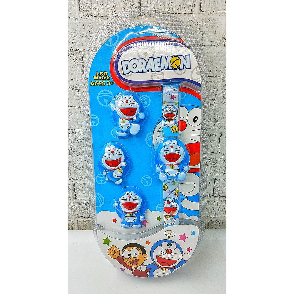 JAM TANGAN ANAK KARAKTER GONTA GANTI KEPALA 4 in 1 ( LOL AVANGERS BATMAN DLL ) A009