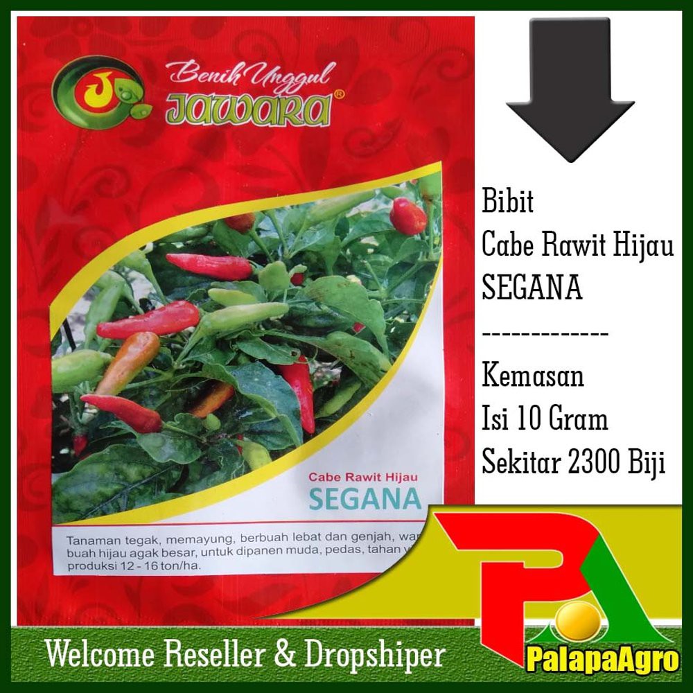 Benih Cabe Rawit Hijau SEGANA 10gram Limited