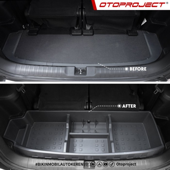 Organizer box Rear Trunk Bagasi Belakang All New Brv 2022 Otoproject