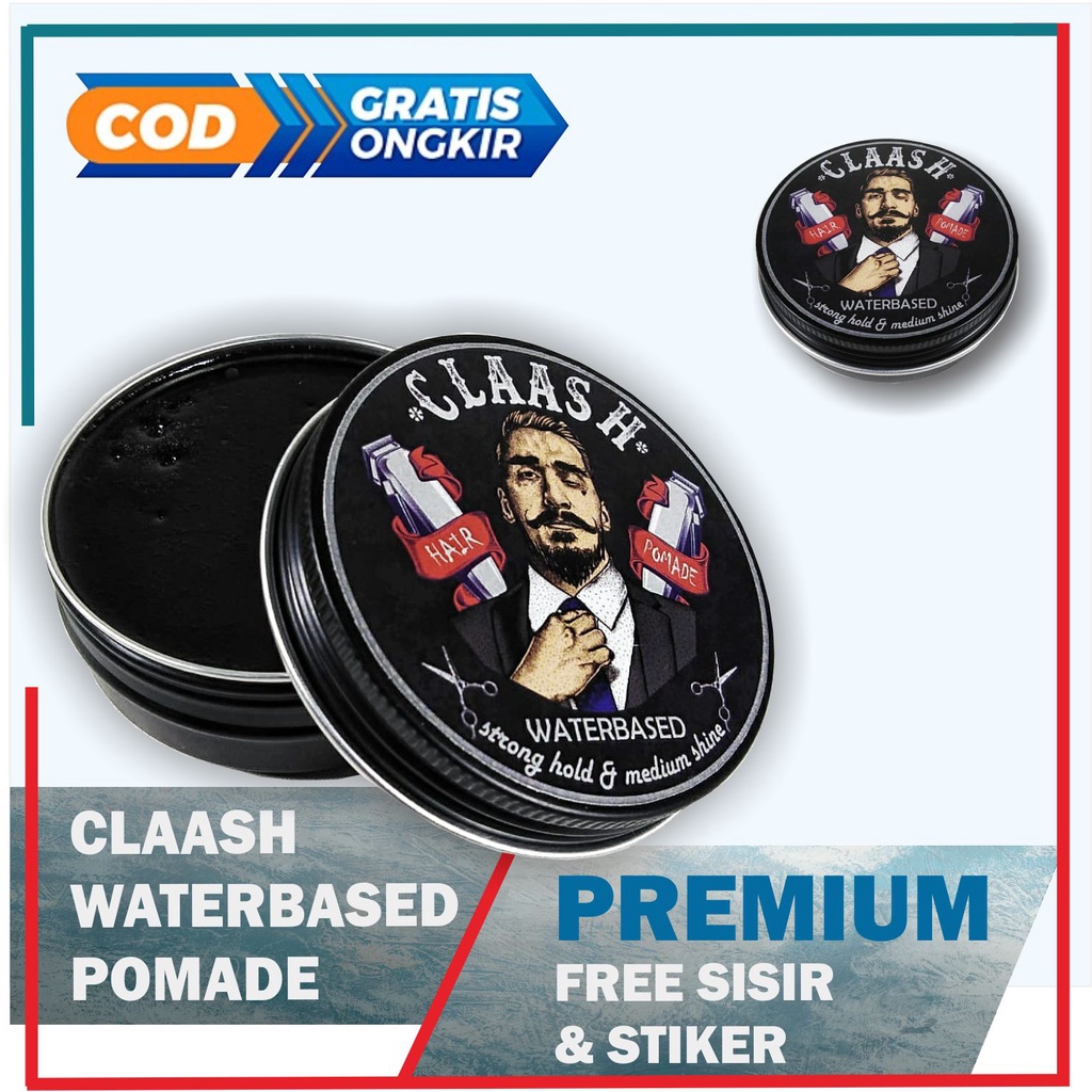 Claash waterbased / pomade / GROSIR !!