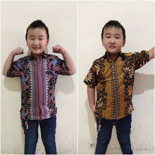 Atasan Kemeja Reza Batik Anak Laki-laki