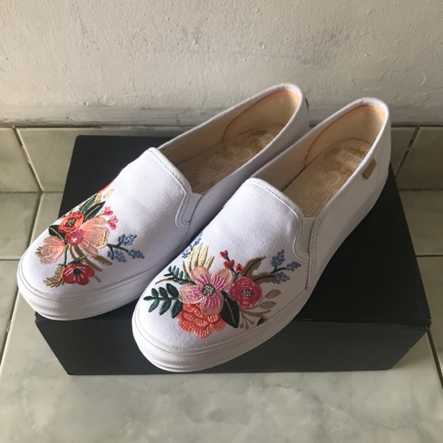 preloved - Keds x Rifle paper triple decker