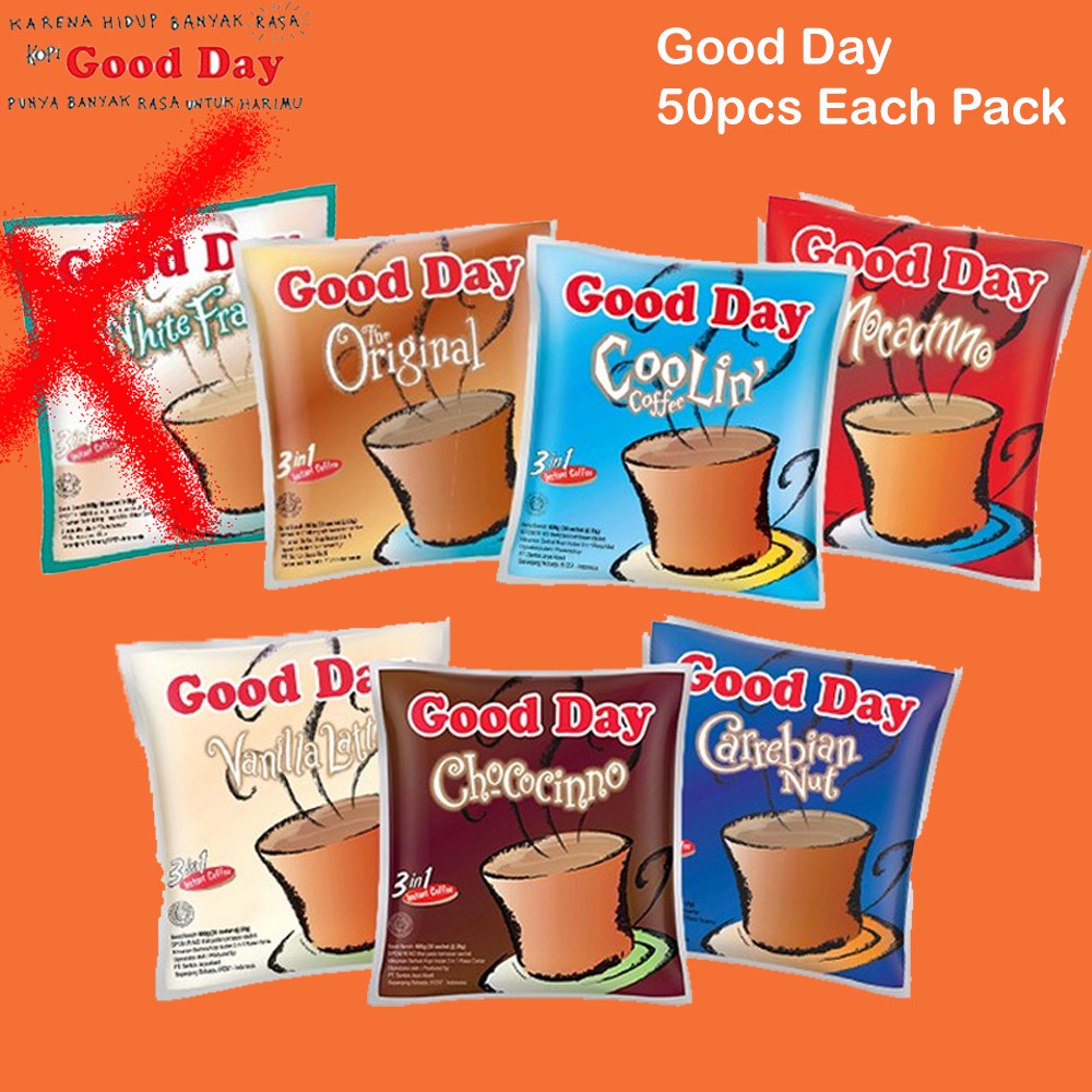 

Good day mochacino, carebean, Original Pillow pack @ 50 Sachet