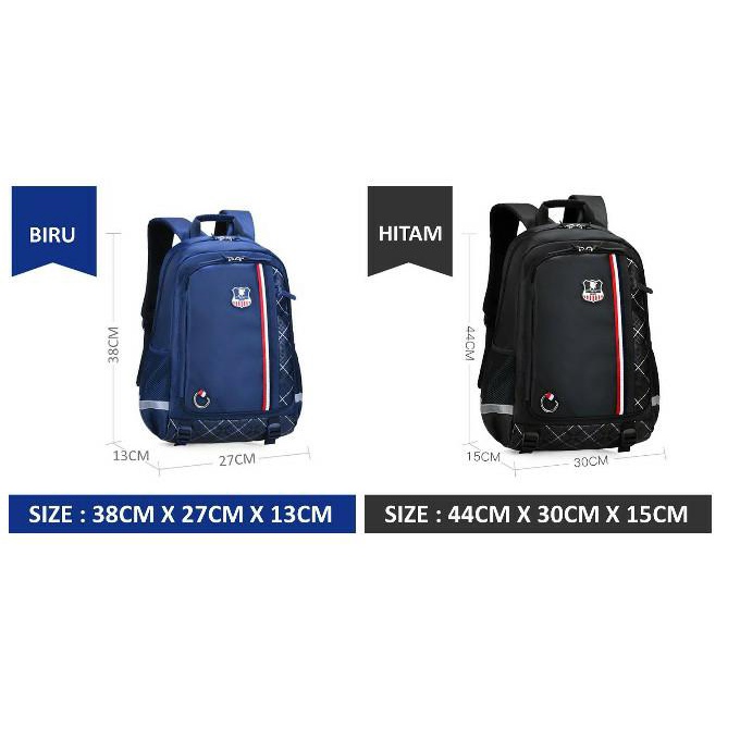 Zhima Baby Sport Tas Sekolah Model Bukaan Pintu Kulkas - Ransel Sekolah - Backpack - Tas Ransel Sekolah Model Terbaru - Tas Sekolah Import - Ransel Korea