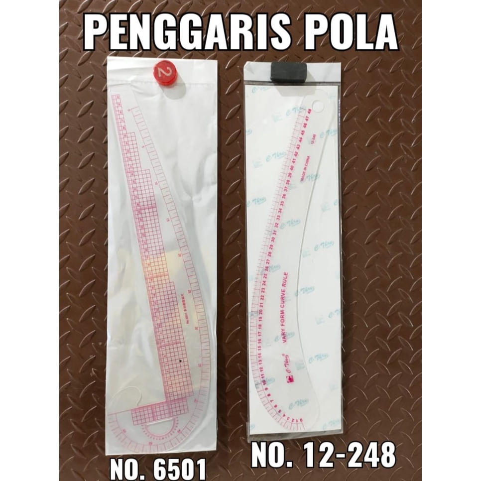 Penggaris Jahit Kurva No 12-248 / Penggaris Pola Kain Bahan