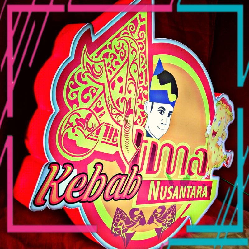 Neon Box Mini Akrilik Outdoor