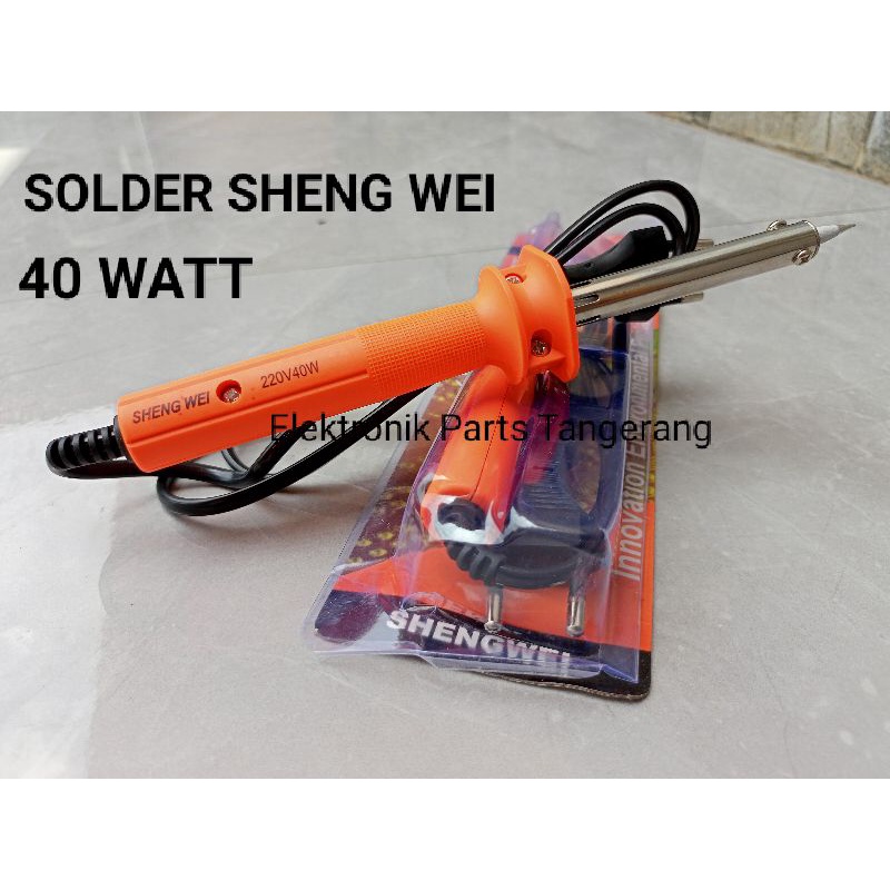 SOLDER LISTRIK 40W  SHENG WEI SOLDER 40 Watt ALAT SOLDER 40WATT SOLDER SHENGWEI 40W SOLDER SHENG WEI