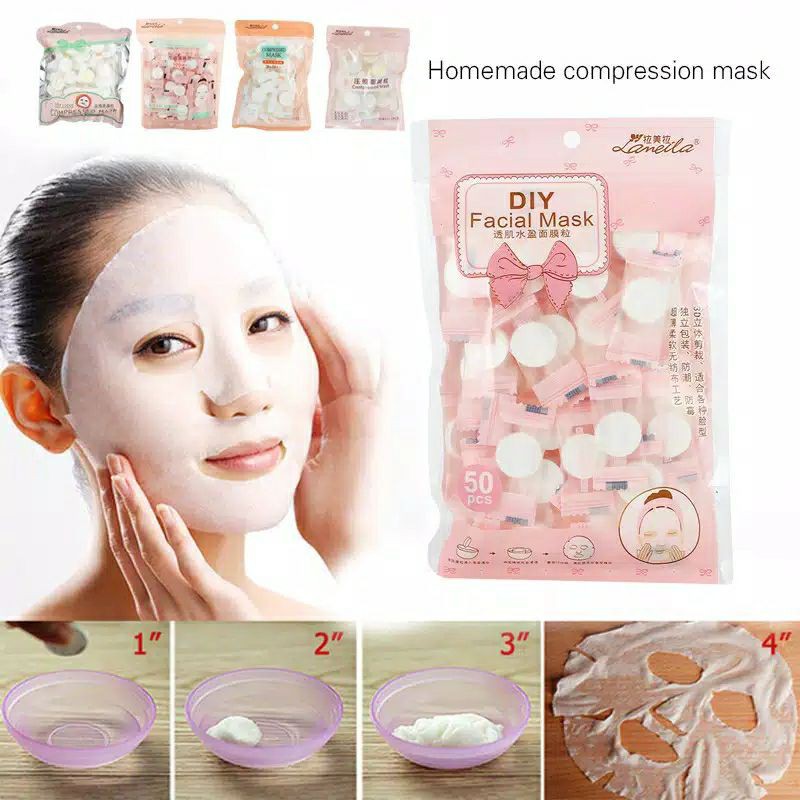 Paper masker DIY / compresed sheet mask/ Tablet masker DIY