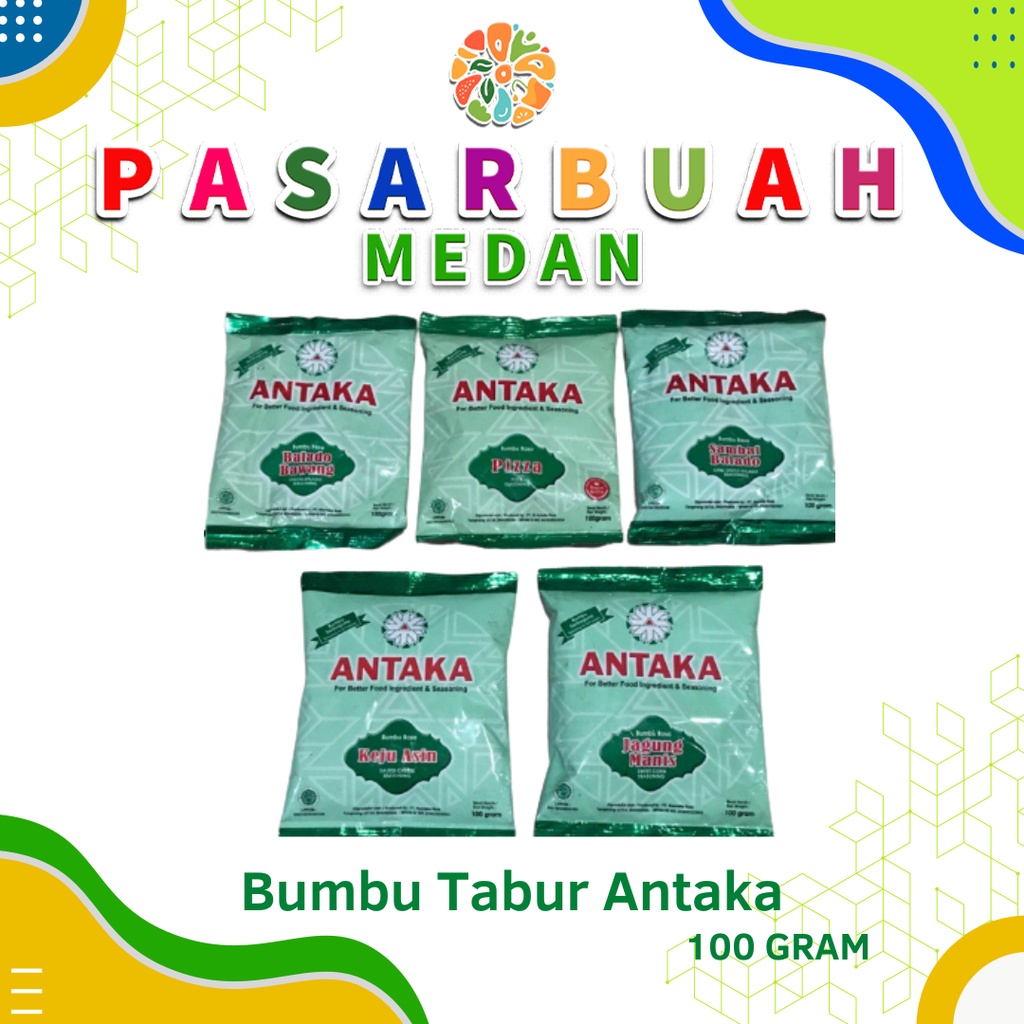 

Distributor Bumbu Tabur Antaka / Bumbu Tela Tela 100 Gram - Pasar Buah Medan