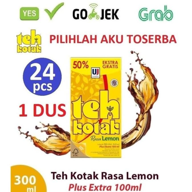 

[ COD ] TEH KOTAK ULTRA RASA LEMON 300 ml ( HARGA 1 DUS ISI 24 PCS ) KOMPLIT Kode 723