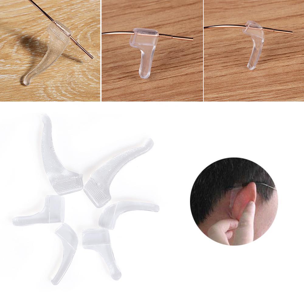 Lily 10pasang Ear Hooks Grip Kaca Aksesoris Holder Eyewear Silikon