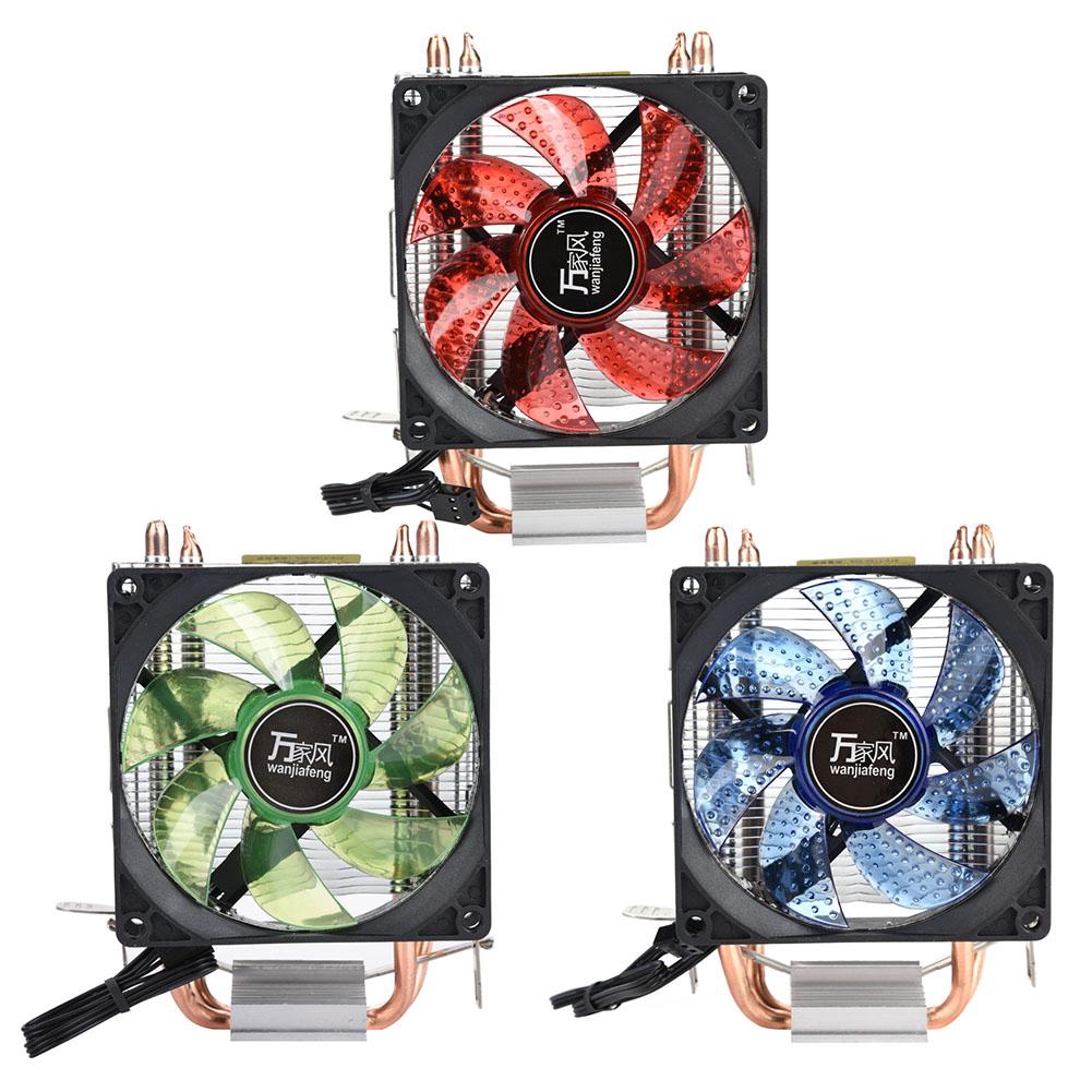 Pc Cpu Mute Led Light Cooling Fans Computer Case Cooler Shopee Indonesia
