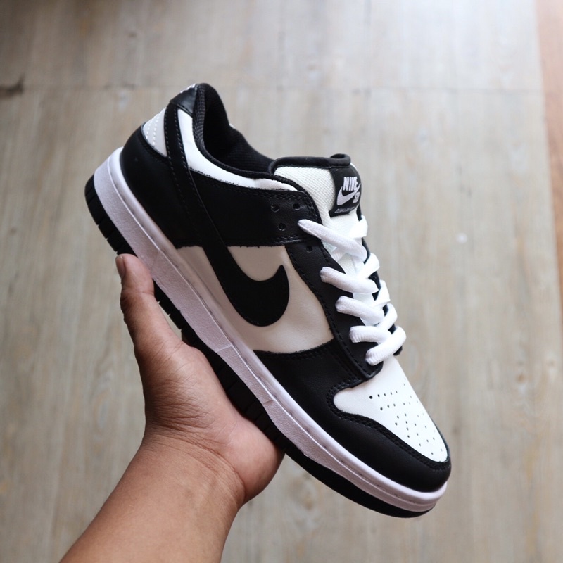 Jual NIKE SB DUNK LOW BLACK WHITE 