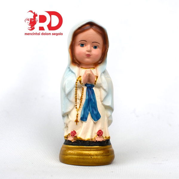 Patung Bunda Maria Lourdes Mini 10 cm