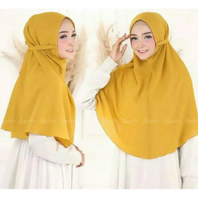 JILBAB INSTAN NON PET BAHAN KAOS TC TEBAL